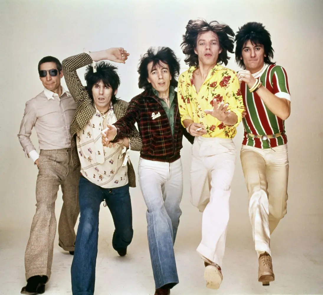 Un'immagine della band dai Rolling Stones Archives
