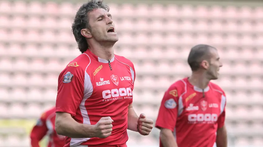 Il cannoniere della Triestina Denis Godeas