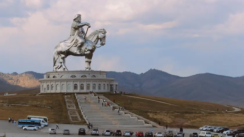 Il mausoleo dedicato a Gengis Khan
