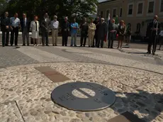 Bumbaca Gorizia Transalpina intitolazione mosaico