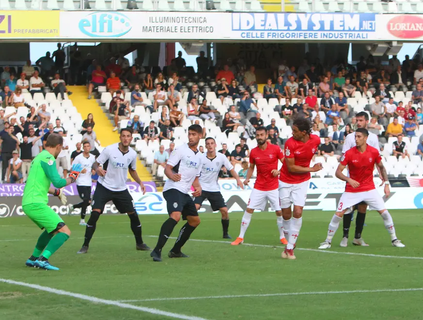 Lasorte Trieste 15/09/19 - Calcio Serie C, Cesena - Triestina, Gol ed Esultanza Granoche 2 - 2