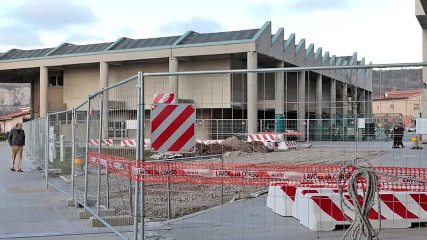 Silvano Trieste 2018-02-09 I cantieri all'Ospedale di Cattinara