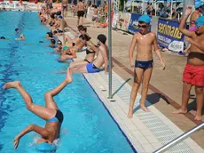 Bambini alla Piscina comunale di Gorizia