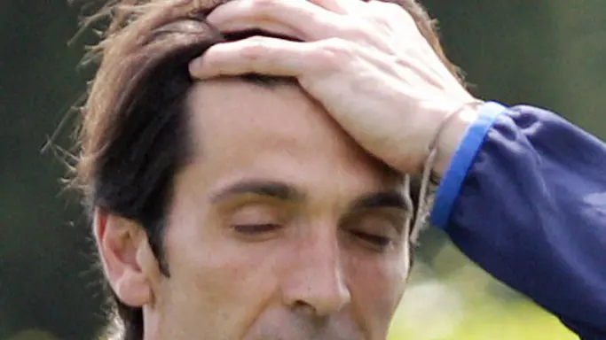 Firenze, 29.05.14, Centro Tecnico Federale della FIGC a Coverciano, ritiro della nazionale italiana di calcio in vista del mondiale di Brasile 2014 - Nella foto: Gianluigi Buffon