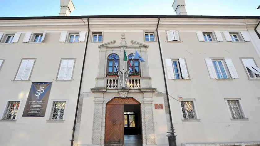Cormons (GO) 18 febbraio 2013.Palazzo Locatelli, sede del Comune - Infiltrazioni d'acqua ed umidità'..Copyright Foto Petrussi / Ferraro Simone