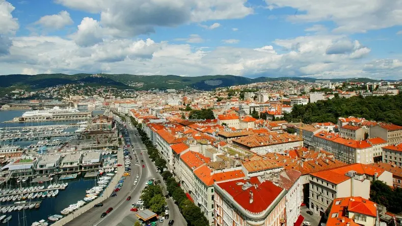 Una veduta di Trieste