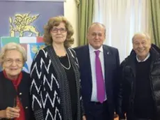 Didi Pasquali, sulla sinistra, con il sindaco Ziberna e il compianto ex sindaco Romoli in una foto di alcuni anni fa