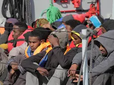 Un gruppo di migranti