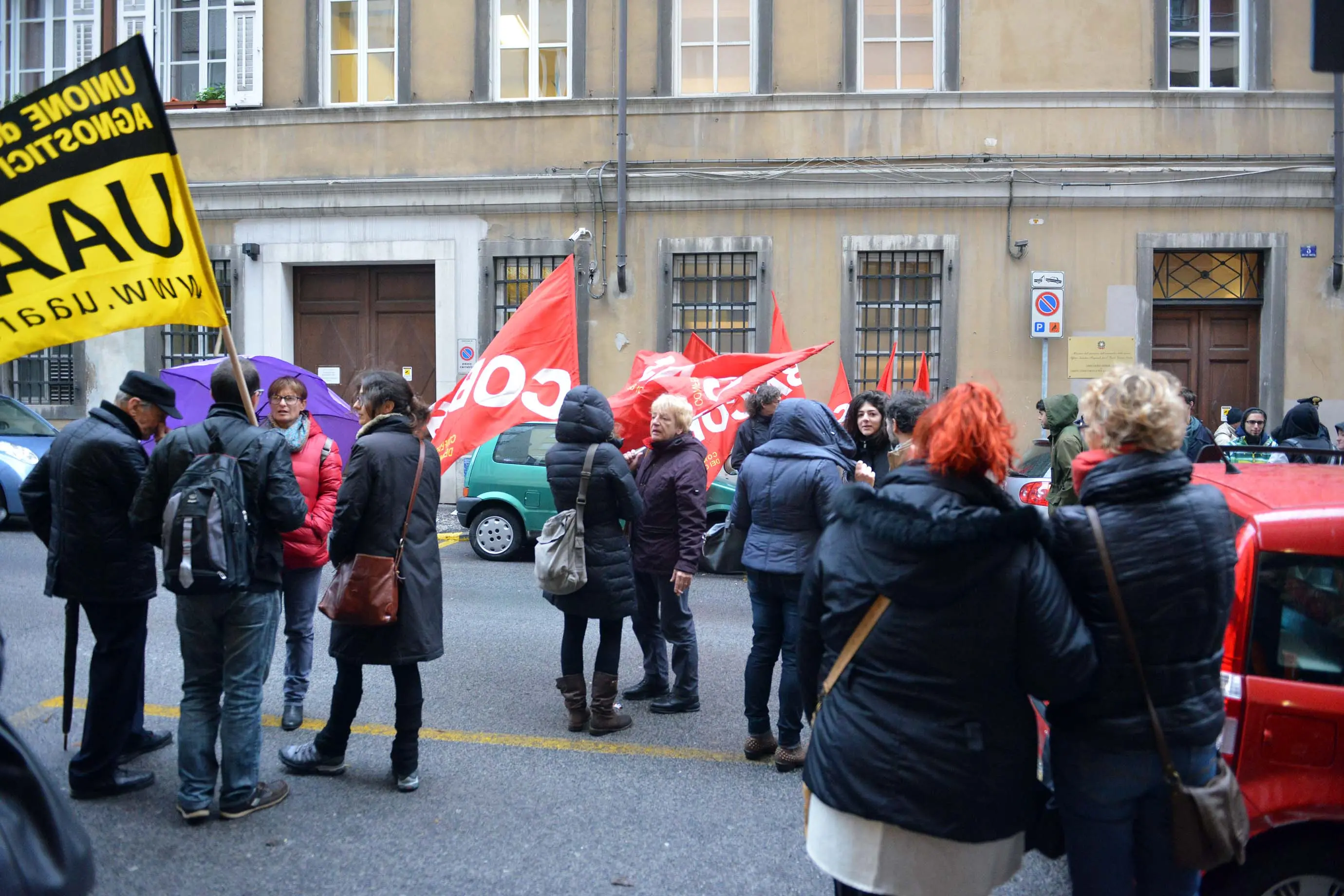 Un'altra immagine della protesta (Bruni)