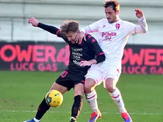 Christian D’Urso in azione contro il Padova FOTO MARIANI/LASORTE