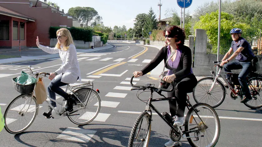 Bonaventura Monfalcone-07.05.2016 Giro in bicicletta per inaugurare i nuovi lavori-Pieris-foto di Katia Bonaventura