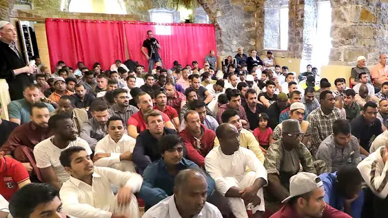 Lasorte Trieste 15/06/18 - Via Mailoica, Centro Islamico, Preghiera di Fine Ramadan