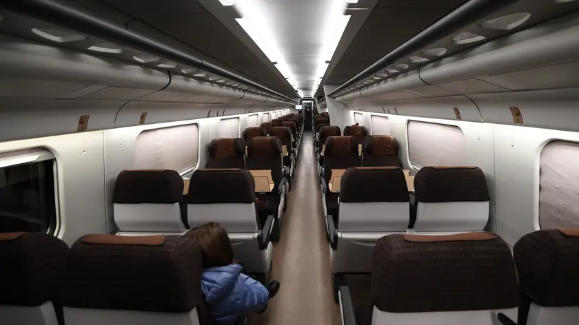 06/03/2020 Roma, stazione termini, effetti Coronavirus: treni senza passeggeri