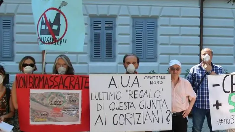 Bumbaca Gorizia 09.06.2015 Flash mob contro centrale biomasse Fotografia di Pierluigi Bumbaca