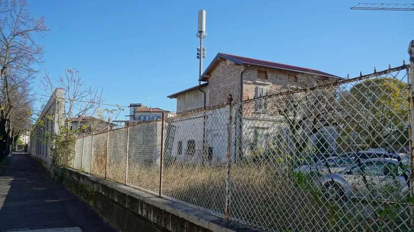 L’area del vecchio deposito dei tram Foto Roberto Marega