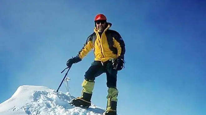Un'immagine dell'alpinista italiano Alberto Magliano, tratta dal sito www.sevensummits.it. Magliano e' morto in Nepal mentre era intento a scalare una vetta dell'Himalaya, il 23 settembre 2012. ANSA/ WWW.SEVENSUMMITS.IT