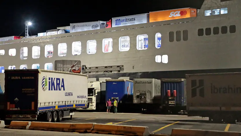 Silvano Trieste 2019-09-28 Terminal Samer, grave incidente sul ponte camion