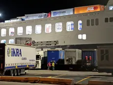 Silvano Trieste 2019-09-28 Terminal Samer, grave incidente sul ponte camion