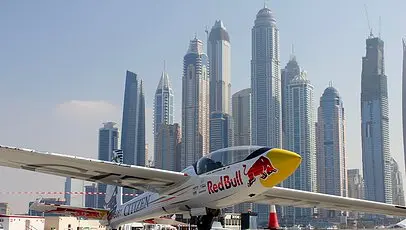 L'aliante di Bertossio a Dubai
