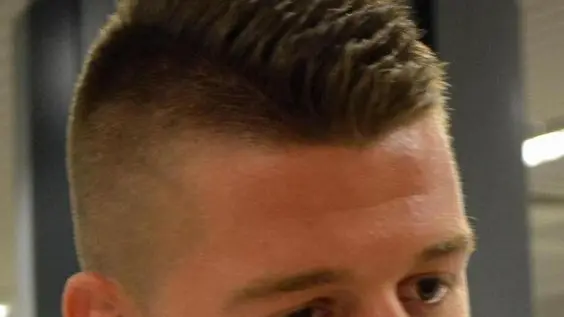 Sergej Milinkovic-Savic e' a Roma. Il centrocampista offensivo serbo, prossimo a vestire la maglia della Lazio, e' arrivato all'aeroporto di Fiumicino, 03 agosto 2015..TELENEWS