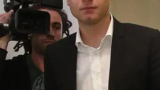 Former Olympic walk champion, Alex Schwazer, at National Anti-Doping Tribunal in Rome, Italy, 23 April 2013. ANSA/ALESSANDRO DI MEO