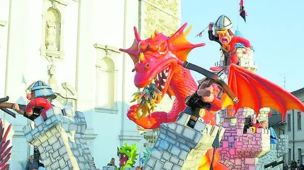 Bumbaca Gorizia 11.02.2018 Carnevale Romans Carro LE SPADE di MEdeazza © Fotografia di Pierluigi Bumbaca
