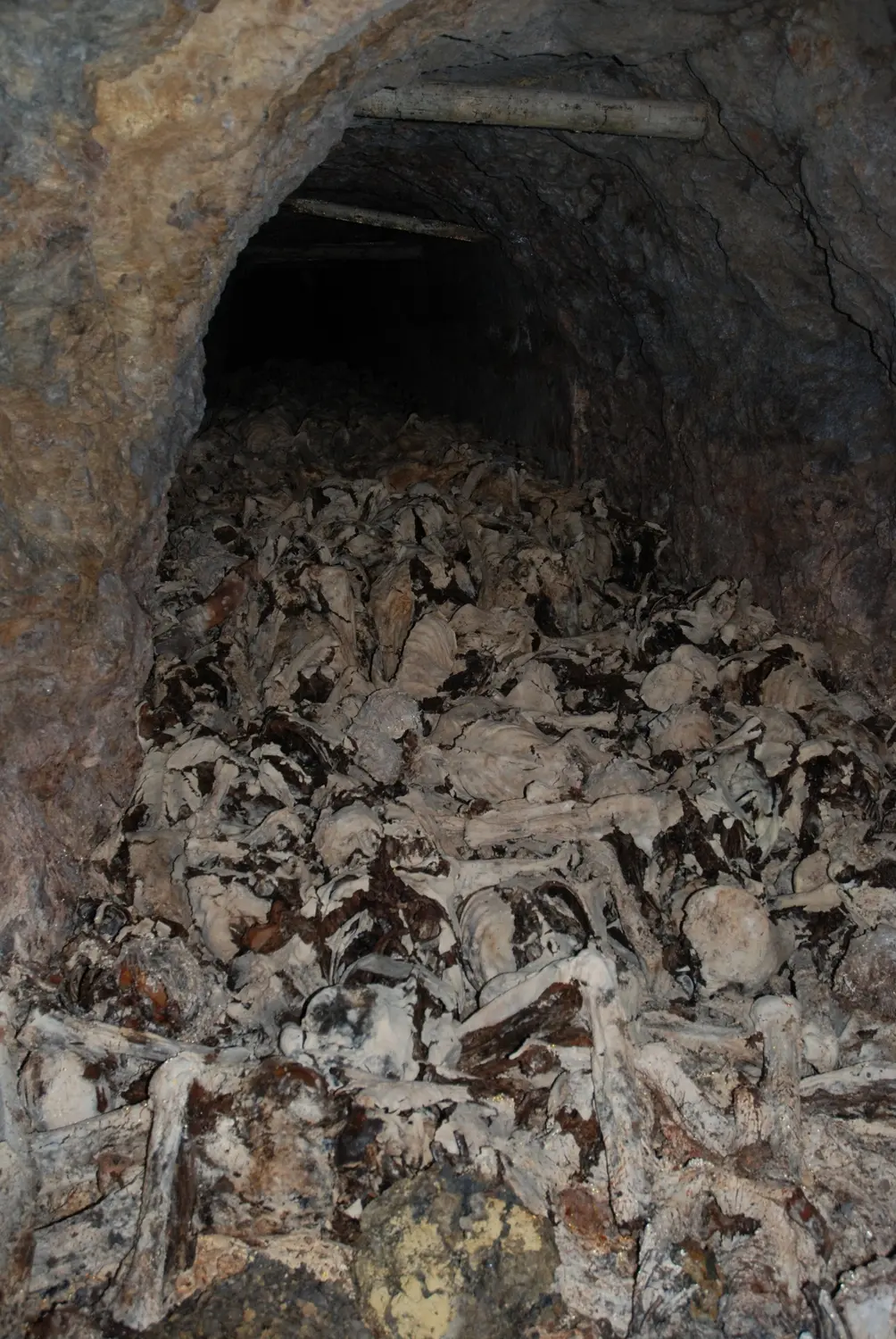I cadaveri mummificati in miniera