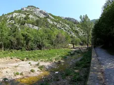 Un'immagine della Val Rosandra