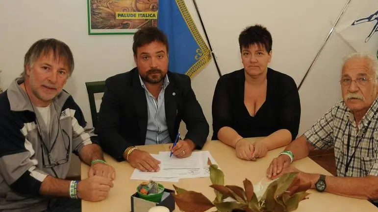 Bumbaca Gorizia 18.09.2014 Conf stampa Lega Nord Fotografia di Pierluigi Bumbaca