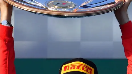 Sebastian Vettel festeggia la vittoria del Gran Premio di Australia - Formula 1