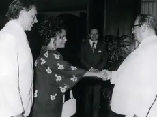 1975 - Richard Burton, Elizabeth Taylor, Josip Broz Tito (Credit Image: Â© Keystone Pictures USA/ZUMAPRESS.com)