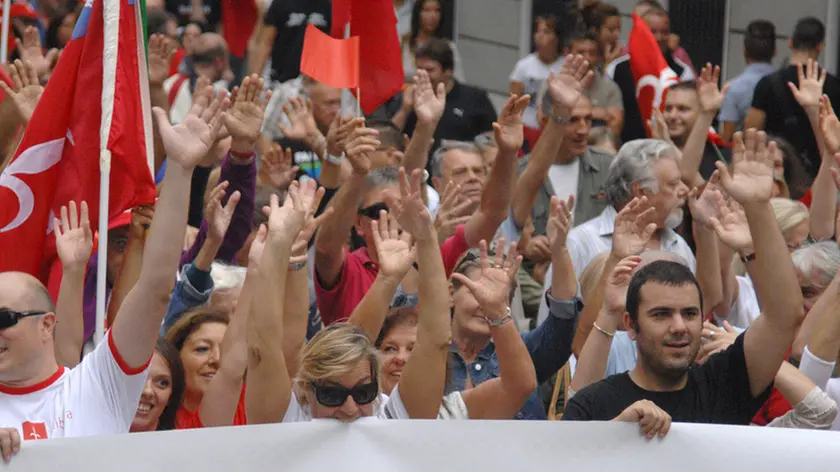 Una manifestazione degli indipendentisti