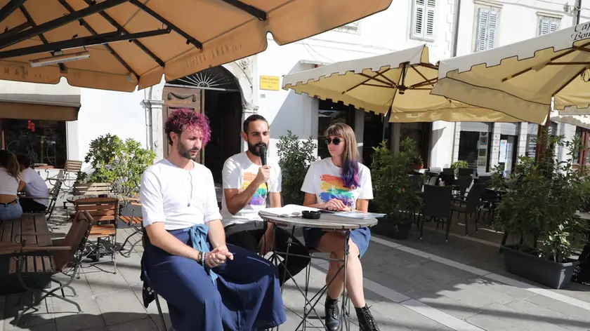 La presentazione del Pride Fvg tenuta a Gorizia (Foto Bumbaca)