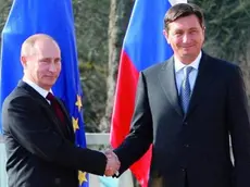 Lasorte Trieste 22/03/11 - Slovenia, Brdo pri Kranju, Visita Vladimir Putin, Borut Pahor