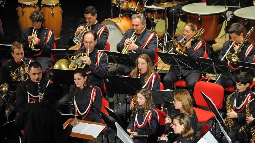 Cormons 05 gennaio 2013.Teatro Comunale, concerto della Banda di Cormons..Copyright Foto Petrussi / Ferraro Simone