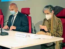 Il sindaco Roberto Dipiazza e Laura Carlini Fanfogna. Foto Silvano