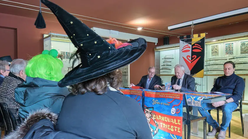 La presentazione della trentesima edizione del Carnevale di Trieste. Foto di Massimo Silvano