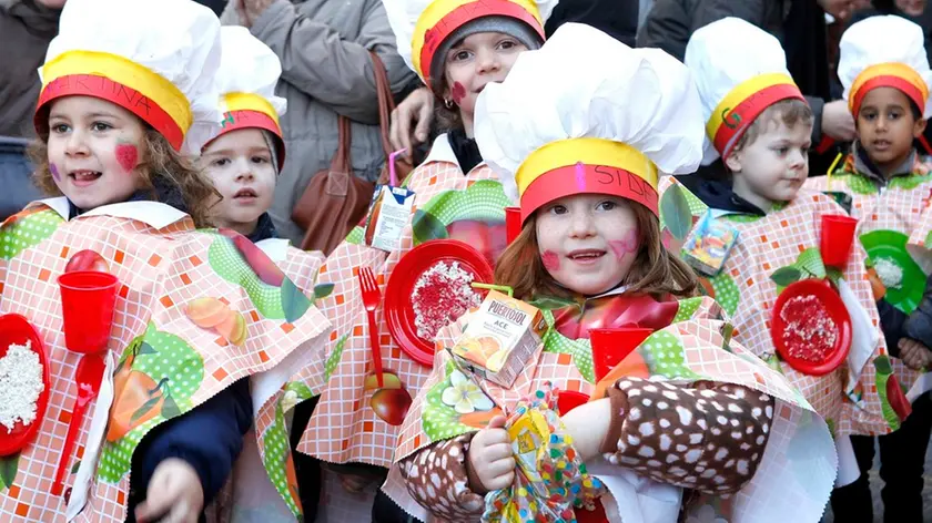 Silvano Trieste 04/02/2016 Servola, Carnevale, Sfilata dei bambini