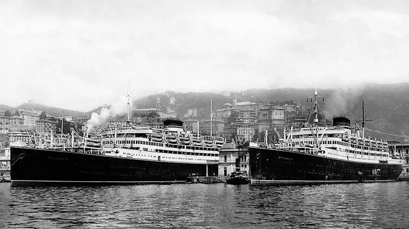 Le costruzioni navali, con due “liner”, eleganti anticipatrici degli alberghi viaggianti che da una trentina d’anni hanno rilanciato il comparto passeggeri