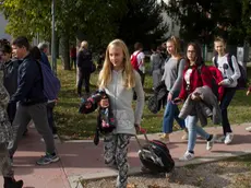 Bonaventura Monfalcone-25.10.2017 Uscita da scuola-Scuola Leonardo Da Vinci-Ronchi dei Legionari-foto di Katia Bonaventura