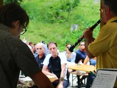 Un concerto organizzato al rifugio Giaf nel comune di Forni di Sopra