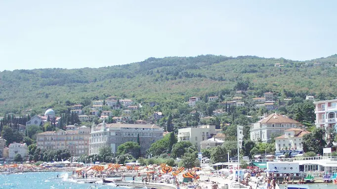 ISTRIA: Abbazia - Slatina, spiaggia