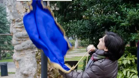 Silvano Trieste 22/12/2013 Giardino Pubblico, intitolazione piazzale ad Ave Ninchi