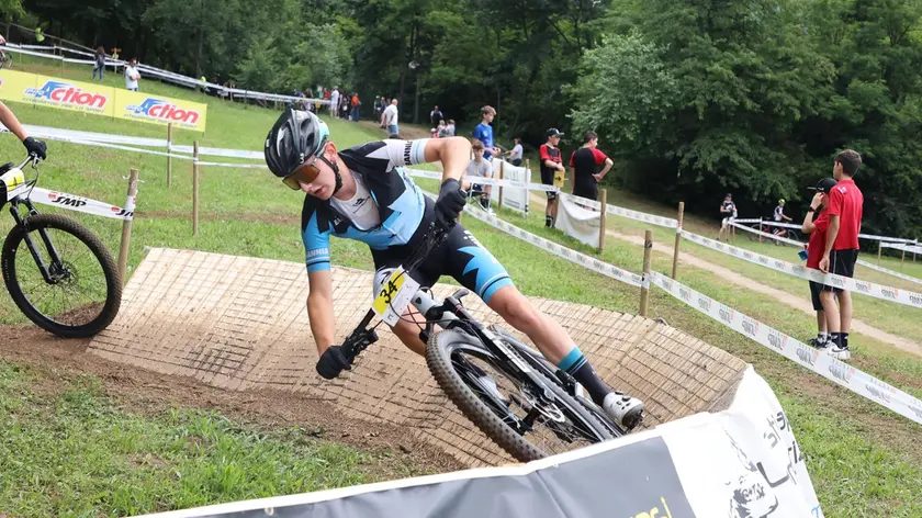 Alcuni partecipanti al “Trofeo Città di Gorizia” nel circuito del Parco di Piuma Foto Bumbaca