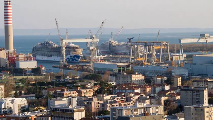 Bonaventura Monfalcone-09.07.2016 Fincantieri dall'alto-Monfalcone-foto di Katia Bonaventura