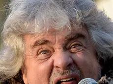 Torino, 16.02.13, Piazza Castello, Tsunami Tour Beppe Grillo Movimento 5 Stelle - nella foto: Beppe Grillo