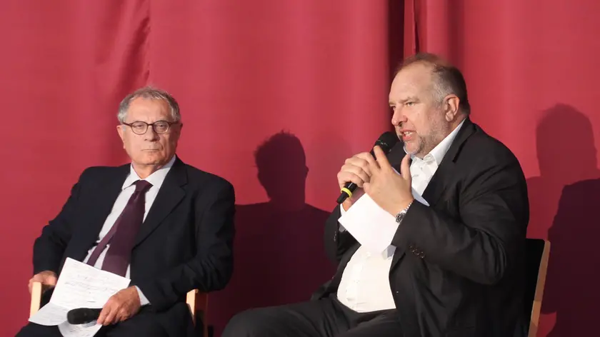 Franco Miracco e Roberto Cosolini al Salotto Vienna per il congedo