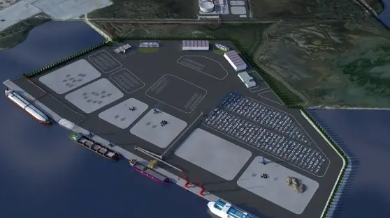 Il rendering del minirigassificatore di Smart Gas