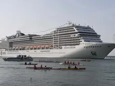 Interpress\M.Tagliapietra venezia 09.06.2019.- Passaggio della Nave MSC MAGNIFICA in Bacino San Marco.