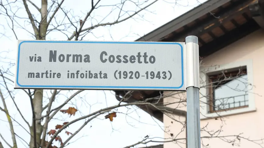 La via di Campagnuzza dedicata a Norma Cossetto